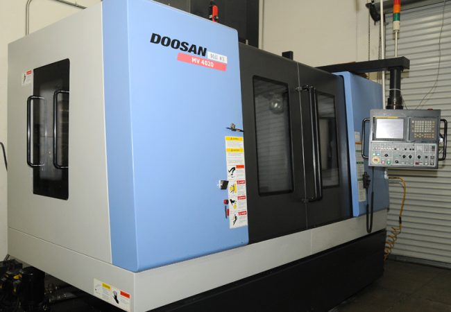 Doosan MV 4020 with Full 4th Axis Indexer